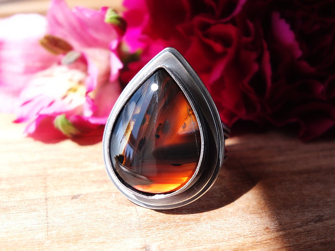 Montana Agate Ring or Pendant (Choose Your Size)
