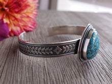 Load image into Gallery viewer, Persian Turquoise w/ Pyrite Cuff Bracelet