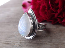 Load image into Gallery viewer, Rainbow Moonstone Ring or Pendant (Choose Your Size)