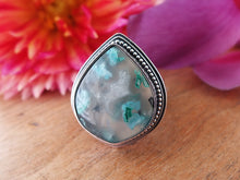 Load image into Gallery viewer, Confetti Chrysocolla Ring or Pendant (Choose Your Size)