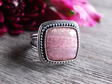 Load image into Gallery viewer, Sunrise Rhodonite Ring or Pendant (Choose Your Size)