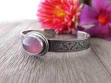 Load image into Gallery viewer, Lavender Chalcedony Cuff Bracelet