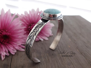 Hubei Turquoise Feather Cuff Bracelet