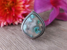 Load image into Gallery viewer, Confetti Chrysocolla Ring or Pendant (Choose Your Size)