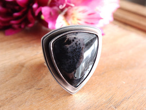 Dendritic Agate Ring or Pendant (Choose Your Size)