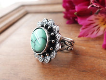 Load image into Gallery viewer, Emerald Rose Variscite Ring or Pendant (Choose Your Size)