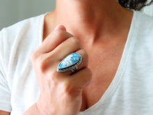 Load image into Gallery viewer, Plume Agate Ring or Pendant (Choose Your Size)