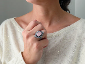 Morganite Ring or Pendant (Choose Your Size)