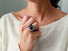 Load image into Gallery viewer, Star Garnet Ring or Pendant (Choose Your Size)