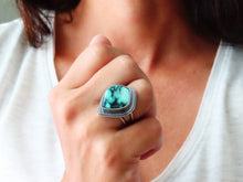 Load image into Gallery viewer, Emerald Rose Variscite Ring or Pendant (Choose Your Size)