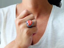 Load image into Gallery viewer, Spiny Oyster Heart Ring or Pendant (Choose Your Size)