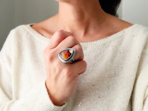 Montana Agate Ring or Pendant (Choose Your Size)