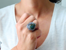 Load image into Gallery viewer, Hubei Turquoise Ring or Pendant (Choose Your Size)