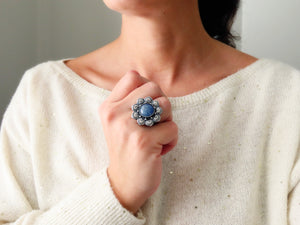 Blue Sapphire Ring or Pendant (Choose Your Size)