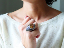 Load image into Gallery viewer, Laguna Agate Ring or Pendant (Choose Your Size)