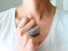 Load image into Gallery viewer, Agua Nueva Agate Ring or Pendant (Choose Your Size)