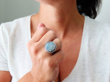 Load image into Gallery viewer, Confetti Chrysocolla Ring or Pendant (Choose Your Size)