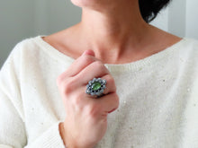 Load image into Gallery viewer, Green Tourmaline Ring or Pendant (Choose Your Size)