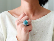 Load image into Gallery viewer, Hubei Turquoise Ring or Pendant (Choose Your Size)