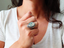 Load image into Gallery viewer, Confetti Chrysocolla Ring or Pendant (Choose Your Size)