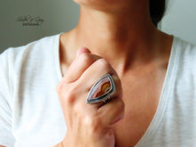 Load image into Gallery viewer, Agua Nueva Agate Ring or Pendant (Choose Your Size)