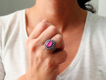 Load image into Gallery viewer, Rose Cut Pink Sapphire Ring or Pendant (Choose Your Size)