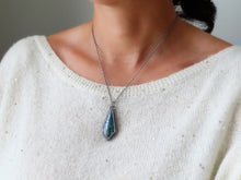 Load image into Gallery viewer, Persian Turquoise with Pyrite Necklace