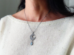 Rainbow Moonstone Pendant