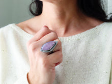 Load image into Gallery viewer, Lepidolite Ring or Pendant (Choose Your Size)