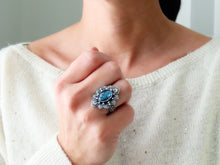 Load image into Gallery viewer, Teal Kyanite Ring or Pendant (Choose Your Size)