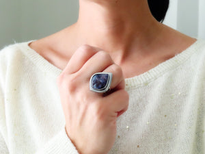 Tiffany Stone Ring or Pendant (Choose Your Size)