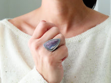 Load image into Gallery viewer, Laguna Agate Ring or Pendant (Choose Your Size)
