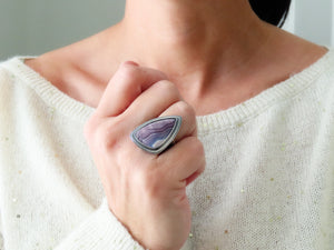 Laguna Agate Ring or Pendant (Choose Your Size)