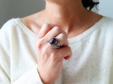 Load image into Gallery viewer, Garnet Ring or Pendant (Choose Your Size)