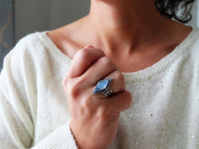 Load image into Gallery viewer, Rainbow Moonstone Ring or Pendant (Choose Your Size)