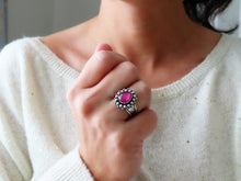 Load image into Gallery viewer, Rose Cut Pink Sapphire Ring or Pendant (Choose Your Size)