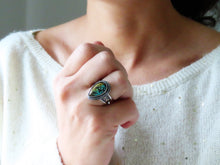 Load image into Gallery viewer, Hubei Turquoise Ring or Pendant (Choose Your Size)