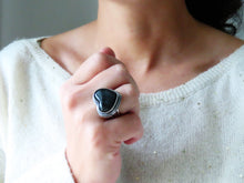 Load image into Gallery viewer, Rainbow Obsidian Ring or Pendant (Choose Your Size)