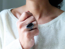 Load image into Gallery viewer, Black Onyx Ring or Pendant (Choose Your Size)