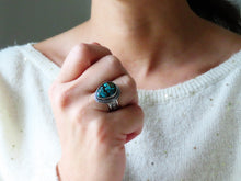 Load image into Gallery viewer, Hubei Turquoise Ring or Pendant (Choose Your Size)