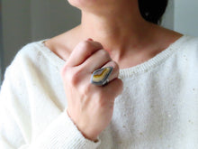 Load image into Gallery viewer, Laguna Agate Ring or Pendant (Choose Your Size)