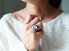 Load image into Gallery viewer, Lavender Chalcedony Ring or Pendant (Choose Your Size)