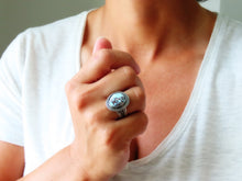 Load image into Gallery viewer, Golden Hills Turquoise Ring or Pendant (Choose Your Size)