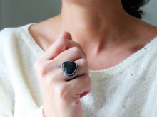 Load image into Gallery viewer, RESERVED: Rainbow Obsidian Ring or Pendant (Choose Your Size)
