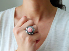 Load image into Gallery viewer, Pink Conch Shell Ring or Pendant (Choose Your Size)