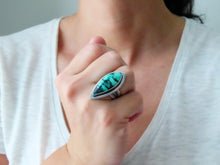 Load image into Gallery viewer, Emerald Rose Variscite Ring or Pendant (Choose Your Size)