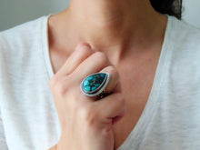 Load image into Gallery viewer, Hubei Turquoise Ring or Pendant (Choose Your Size)