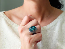Load image into Gallery viewer, Hubei Turquoise Ring or Pendant (Choose Your Size)