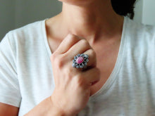 Load image into Gallery viewer, Pink Burmese Star Sapphire Ring or Pendant (Choose Your Size)