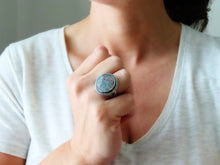 Load image into Gallery viewer, Confetti Chrysocolla Ring or Pendant (Choose Your Size)